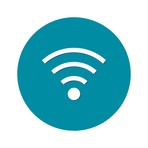 无线网络图标矢量,无线互联网的标志,图形和网页设计的平面样式无线