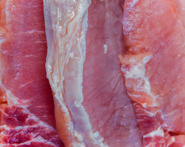 切片猪肉表面纹理背景