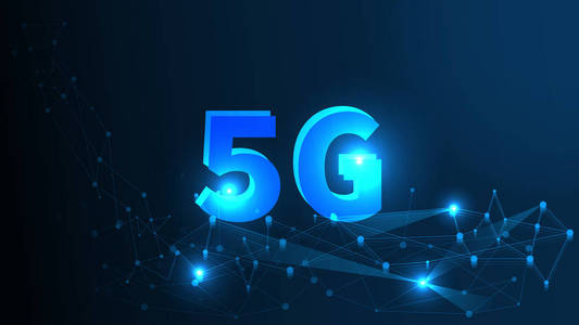 5g 网络无线系统和互联网所有设备通信网络的概念。人工智能与机器学习概念