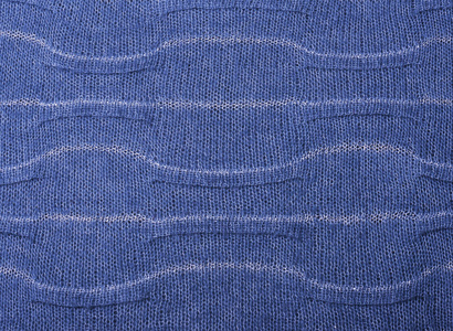 蓝色针织面料图片