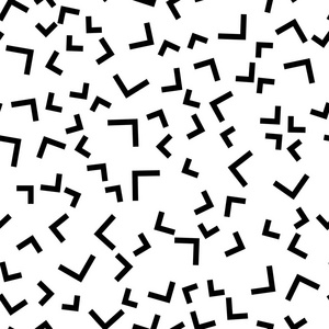 抽象形状向量无缝的样式在白色