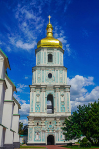 s Cathedral Back View with Blue Sky Background