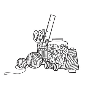 针线图标图片-针线图标素材-针线图标插画-摄图新视界