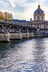 巴黎塞纳河上的桥梁和建筑物