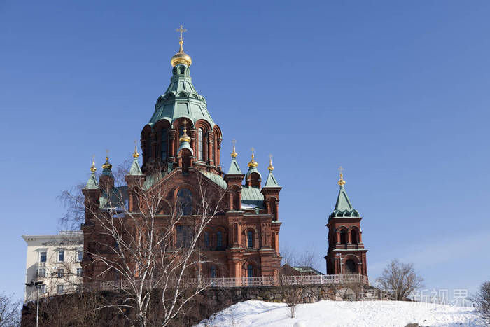 欧斯潘斯基东正教在赫尔辛基芬兰欧洲
