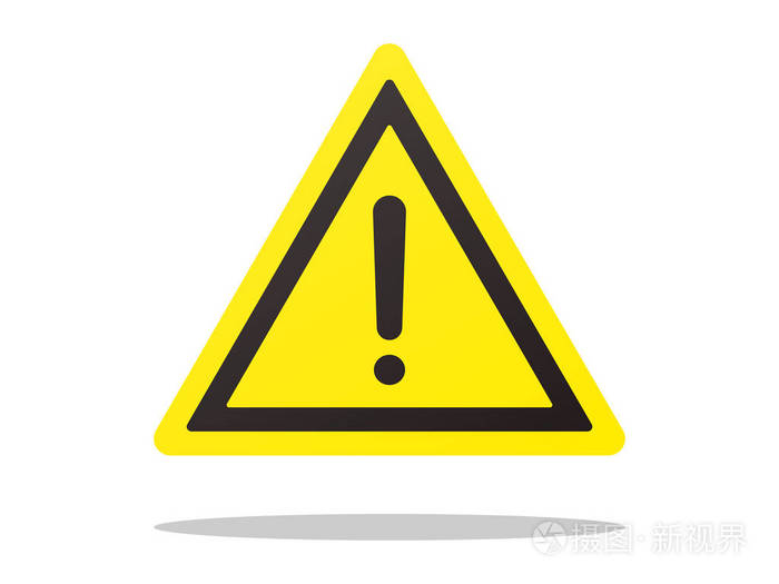 死亡危险警告注意标志矢量
