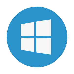 操作系统安全视窗操作系统图标简单矢量图照片