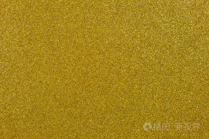 金黄色的砂纸纹理背景闪闪发光