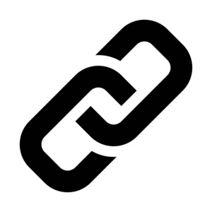 hyperlinked网页超链接符号图标简单矢量插图照片