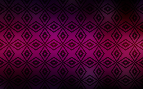 暗粉红色矢量模板与晶体矩形。 带有矩形的抽象风格的装饰设计。 模板可以用作背景。