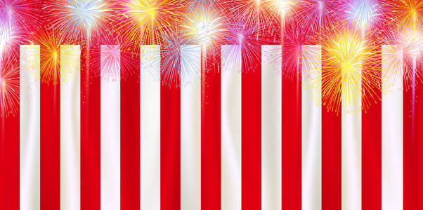 s first sale fireworks background