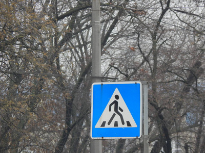 指示车辆和行人移动方向的路标