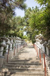 石头灯笼釜山韩国海东永贡萨