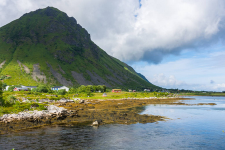 挪威洛夫顿群岛的景观