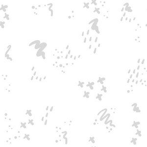 交叉, 雨滴和刷子标记无缝的模式。手绘单色斯堪的纳维亚风格背景