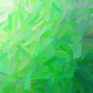 大刷方形背景的抽象绿色油漆插图