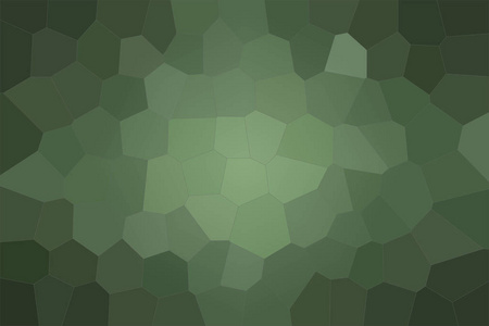 暗丛林绿泥石大六边形背景数字生成的抽象插图