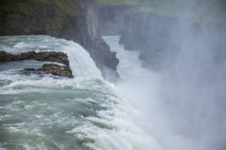 冰岛欧洲海鸥瀑布