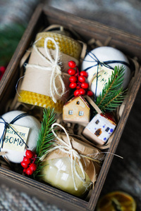 s gift in a wooden box