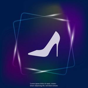 s highheeled shoes. Layers grouped for easy editing illustratio