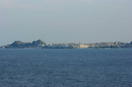 希腊科尔夫岛的新堡垒和历史建筑