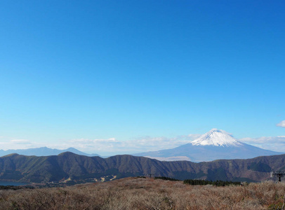 富士山从高视角。