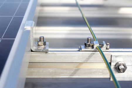 接地系统太阳能光伏屋顶接地系统照片