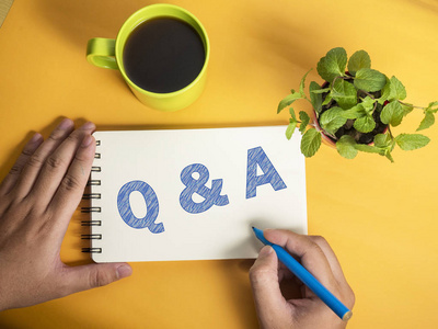  A, Questions and Answers. Motivational internet business words 