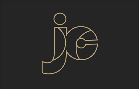 jc黑黄金字母表字母jcjc标志组合设计适合公司或企业照片
