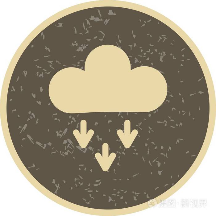 降水矢量图标供个人和商业使用