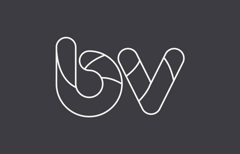 适合公司或企业的黑白灰字母组合标志设计