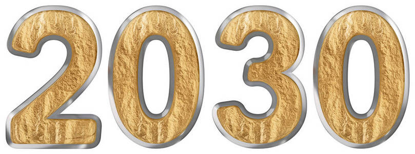 20302030年白色背景三维渲染隔离铭文照片