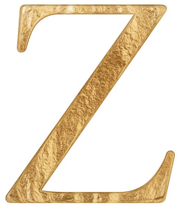 z大写大写字母z隔离白色3d渲染照片