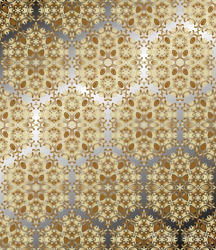 传统的印度风格,带有指甲花纹身的装饰性花卉元素,金色贴纸,mehndi和