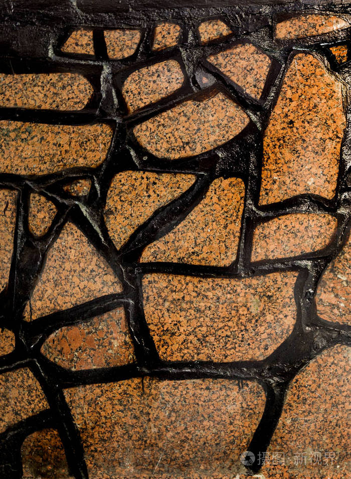 表面网状裂纹的网作为背景. 干裂的背景. 裂缝裂缝