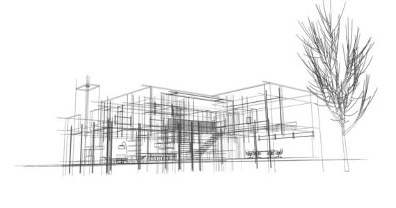 建筑建筑施工三维插图