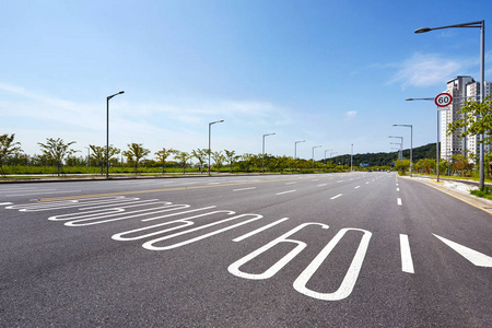 韩国永宗道的道路。