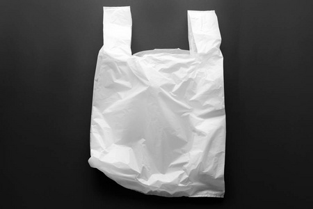 黑色背景透明一次性塑料袋