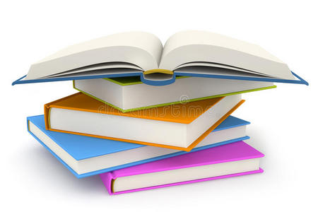 一叠书的简笔画图片