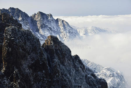 冬天的黄山