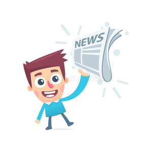 愉快的新闻图片