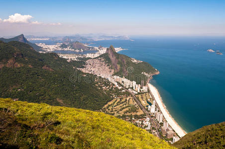 里约热内卢风景鸟瞰图