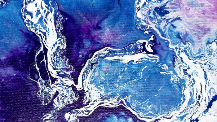 创意抽象手绘背景壁纸纹理用画笔将丙烯酸画的碎片贴在画布上现代艺术