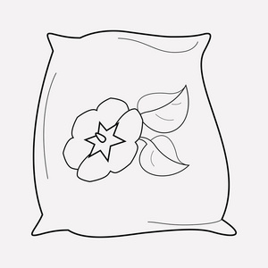 肥料图标线元素.