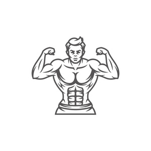 矢量健身健身房图形插图.照片