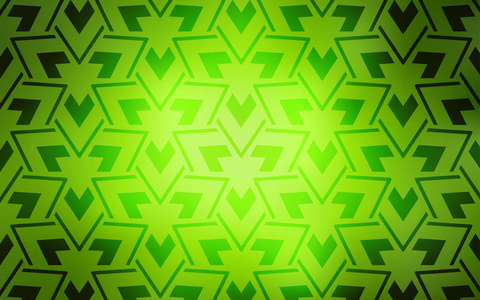 浅绿色黄色矢量纹理与三角形风格。 美丽的插图与三角形的自然风格。 海报横幅的最佳设计。