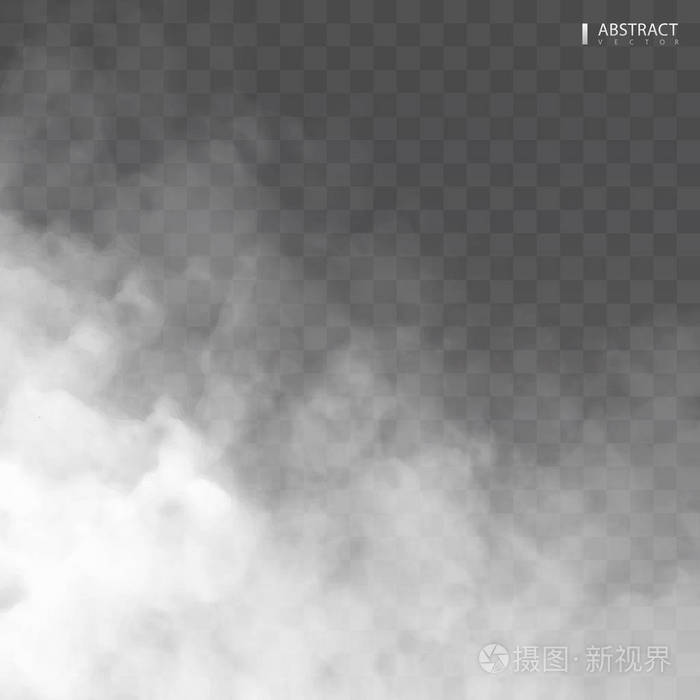 雾或烟雾隔离透明特效. 万圣节快乐. 万圣节作文.