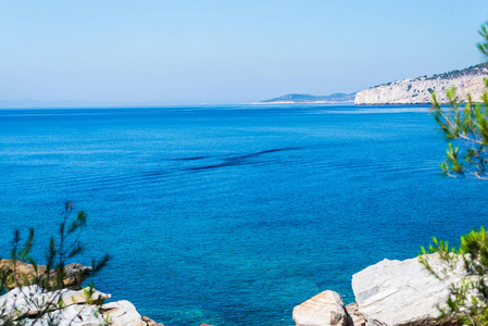 希腊美丽的夏季海景