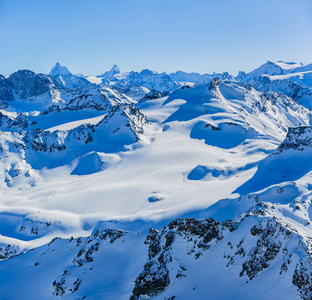 Herens, Dents de Bouquetins, Weisshorn