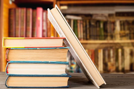 木制图书架背景图片